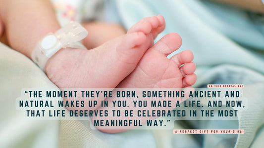 Celebrating Her First Moments in Timeless Elegance