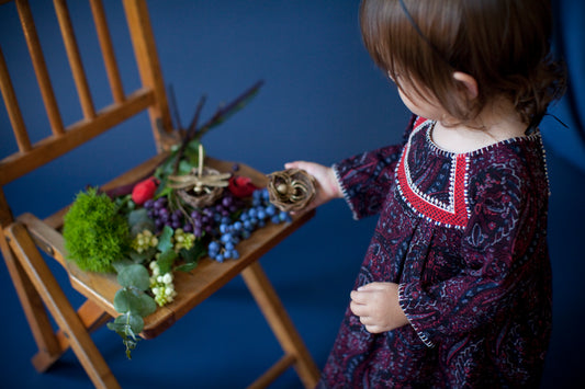 Paisley Print Boho Dress - Girls