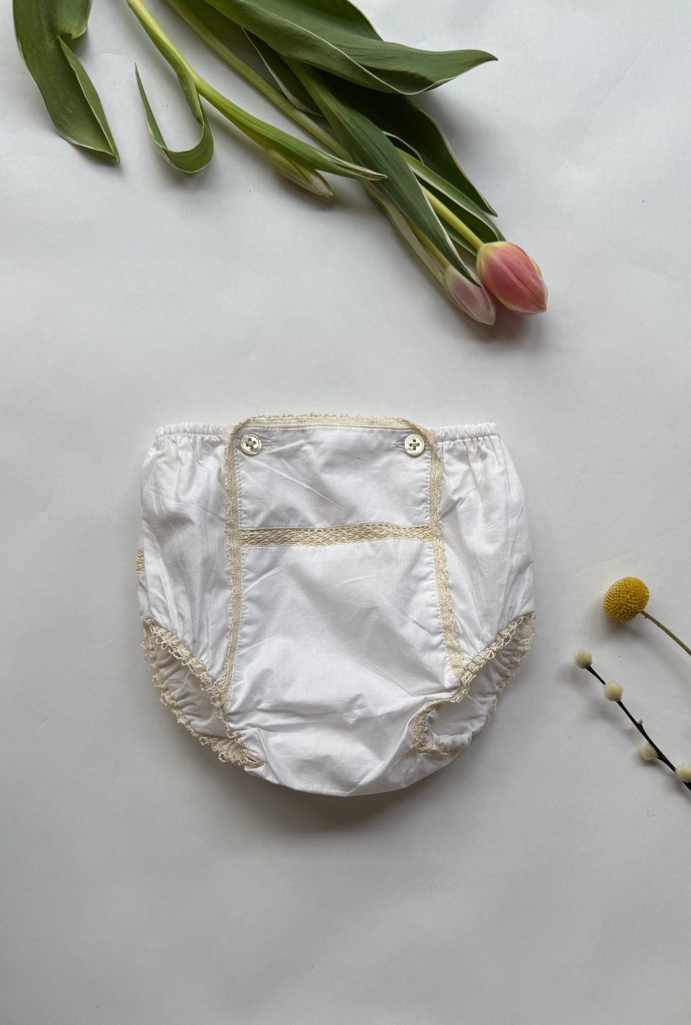 Baby Girl's Back Open Top & Bloomer Set