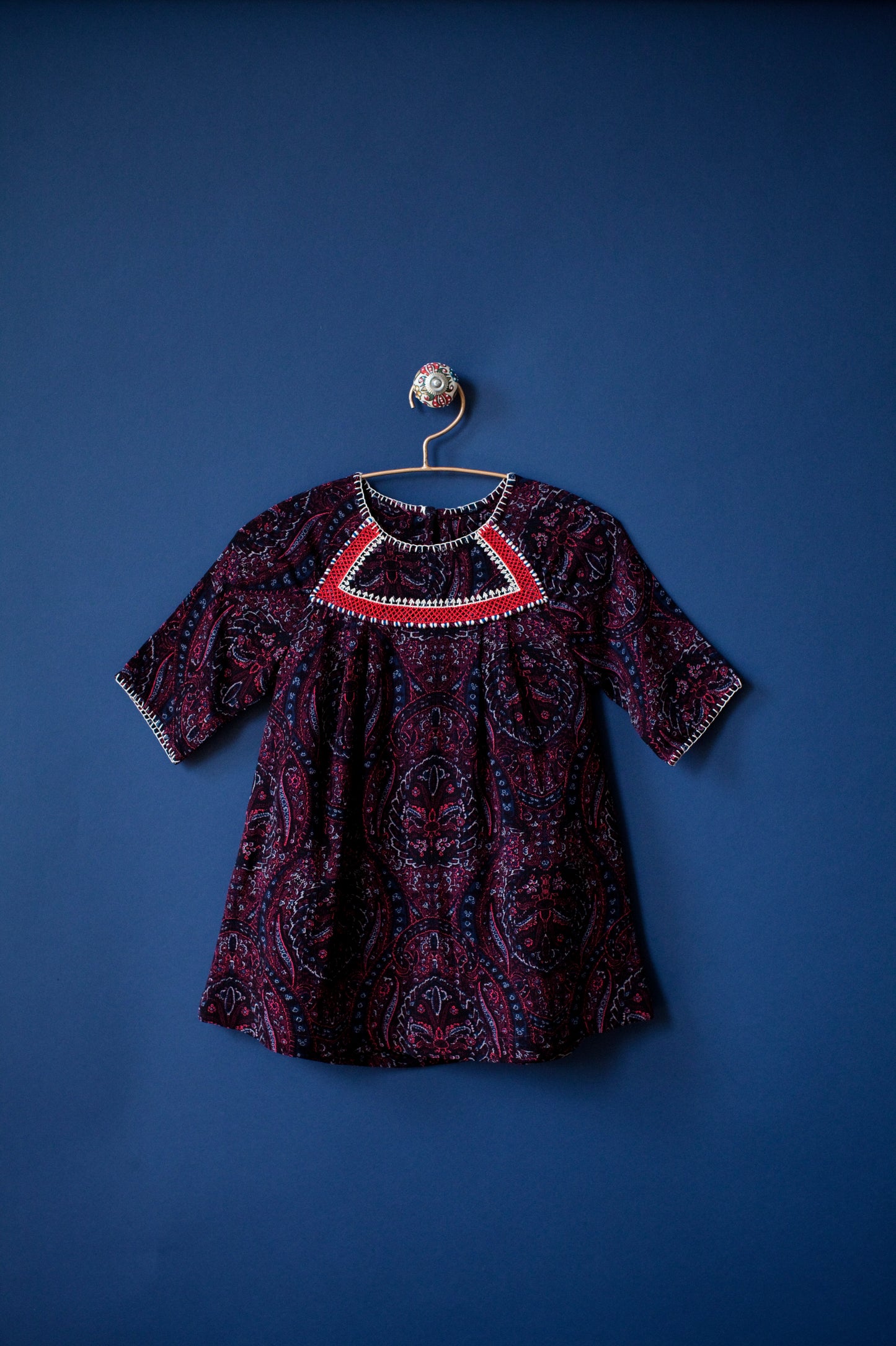 Paisley Print Boho Dress - Girls