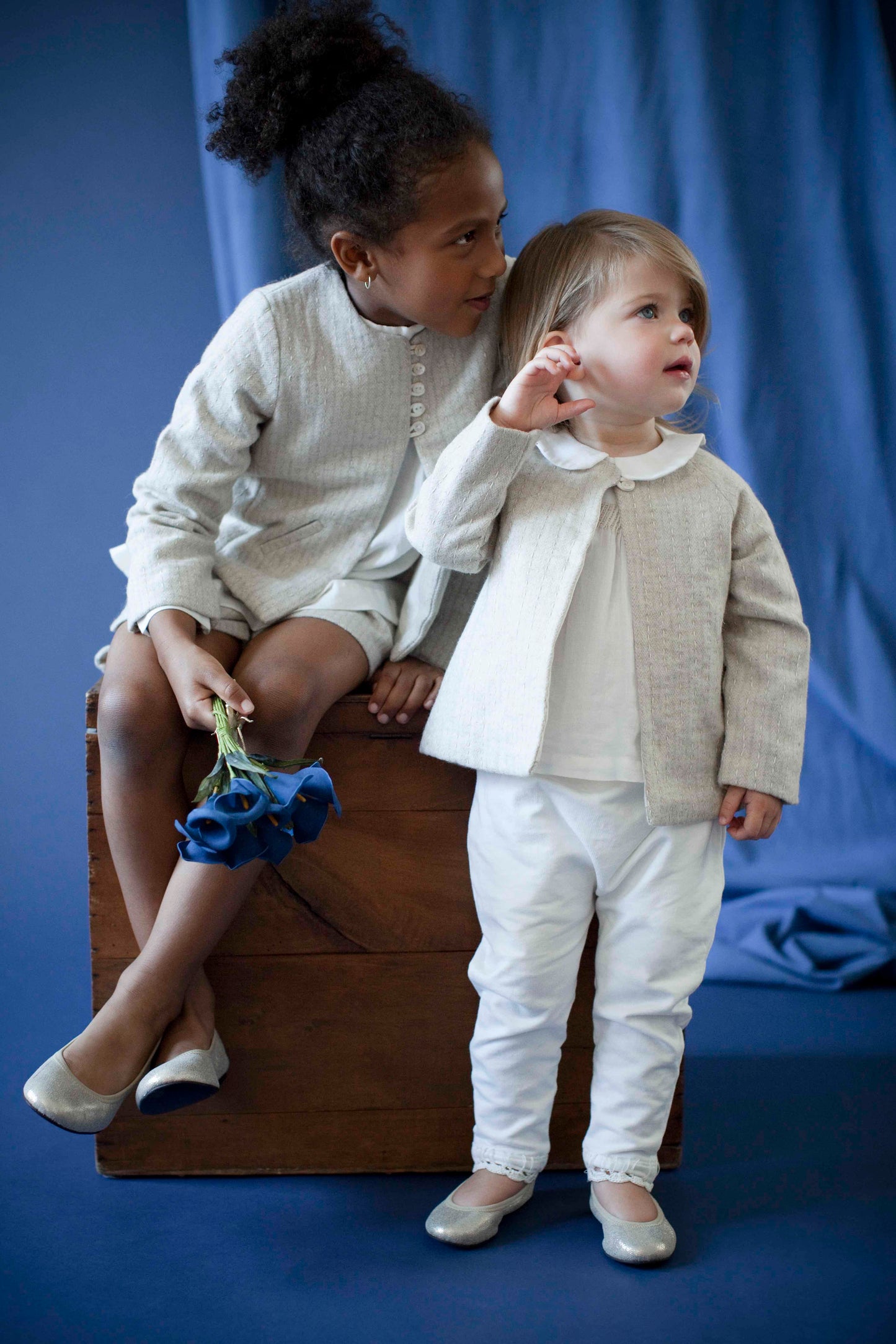 Crochet Embellished Top and Pant Set - Baby Girl