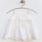 Baby Girl's Short Dress Top & Pant Set