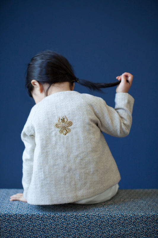 Lurex Wool Royal Coat - Baby Girl