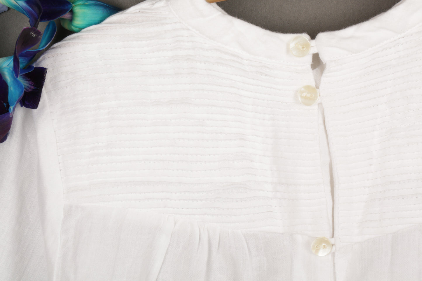 Sophisticated Herringbone Twill Top - Girls