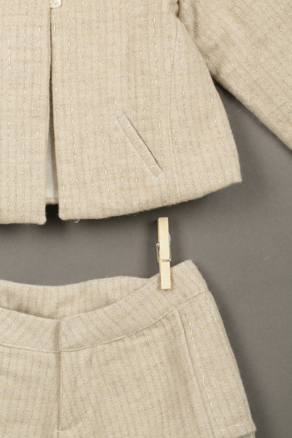 Wool Lurex Tailored  Shorts - Girls
