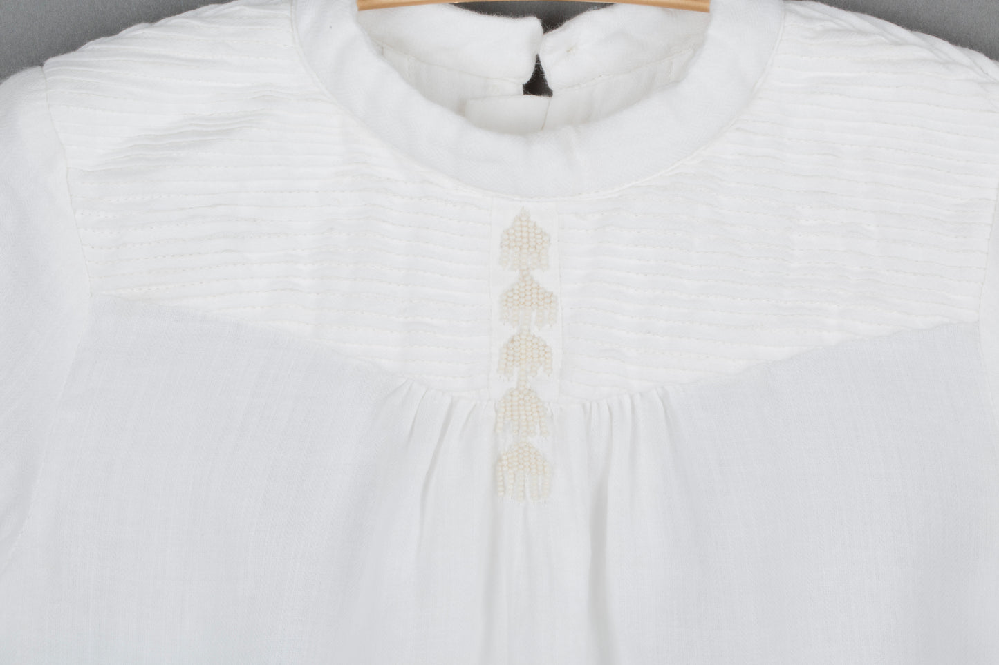 Sophisticated Herringbone Twill Top - Girls