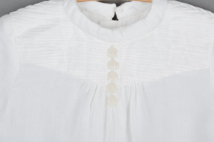 Sophisticated Herringbone Twill Top - Girls
