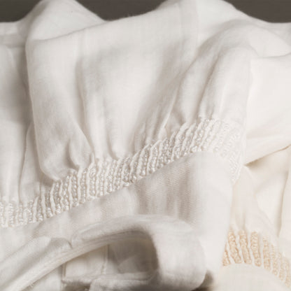Tailored Twill Top with Thread Beads - Baby Girl