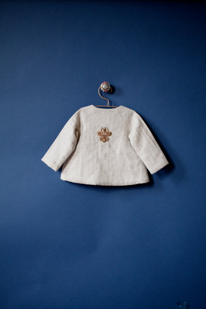 Lurex Wool Royal Coat - Baby Girl