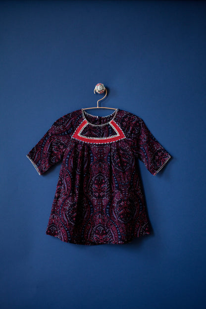 Paisley Print Boho Dress - Girls