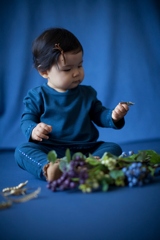 Blue Bling - Baby Top and Pants Set