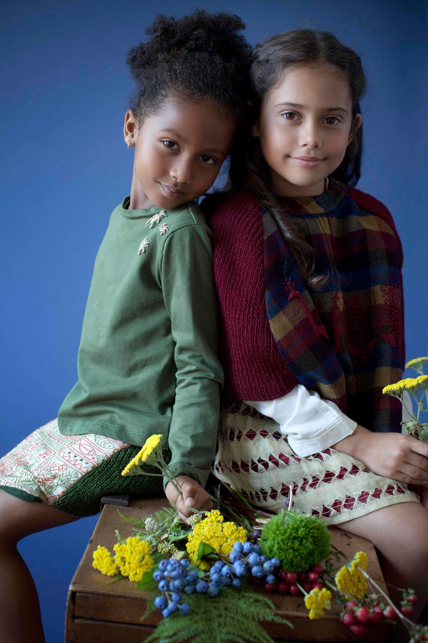 Warli Art Tribe Skirt -  Girls