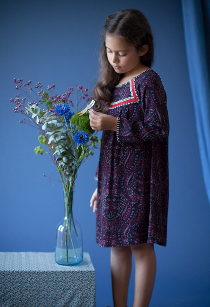 Paisley Print Boho Dress - Girls