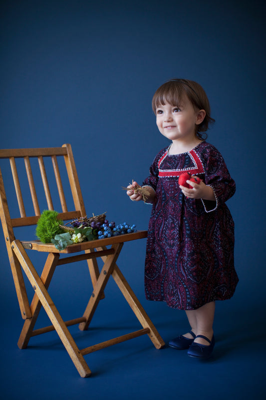 Paisley Print Boho Dress - Girls